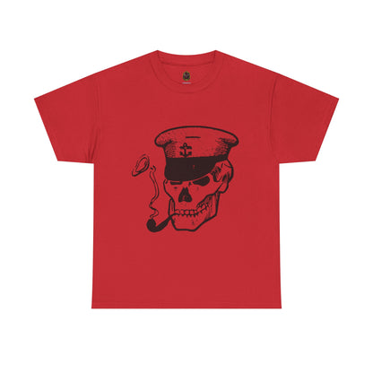 Dead Admiral Skull – Smoking Sailor Skeleton Tee