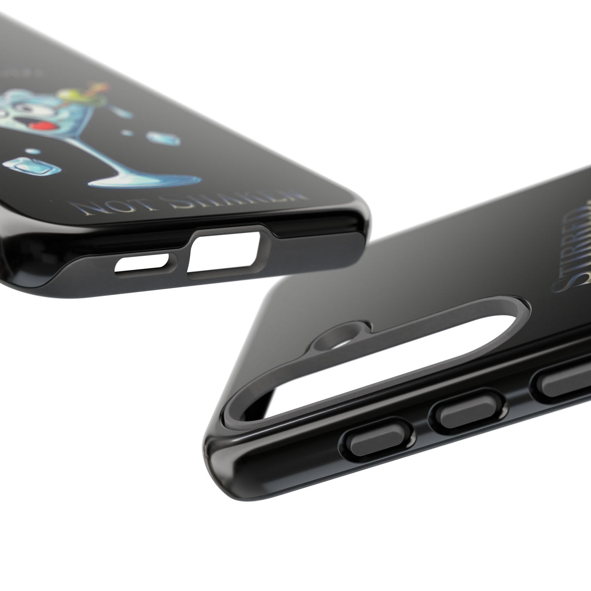 Stirred Not Shaken Phone Case — Funny Martini Cocktail Design