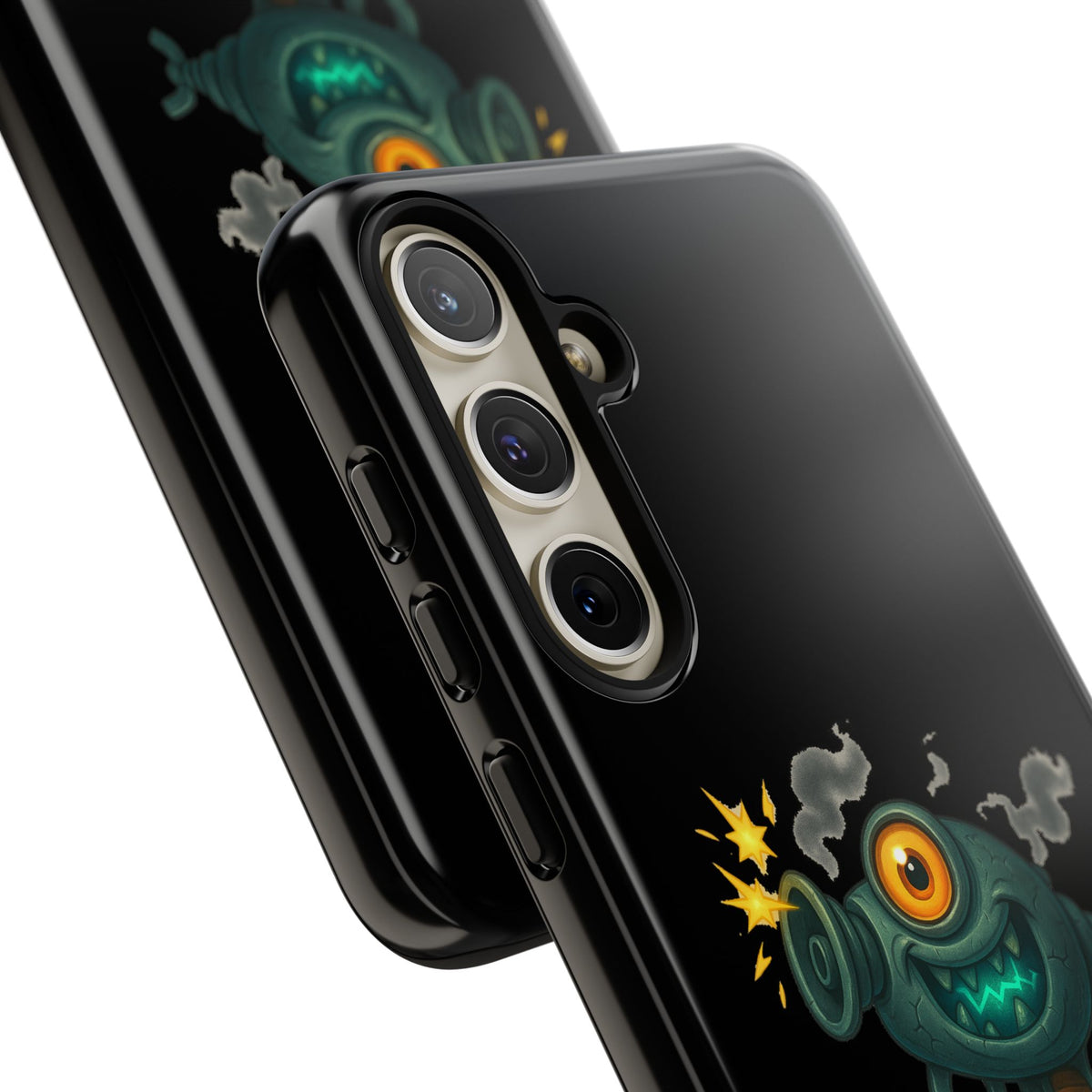 Phone Case — Cute Zombie Blaster Design with "I See You... And Now You're Toast"