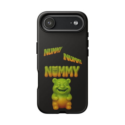 Nummy Gummy Phone Case — Cute Retro Green Gummy Bear Protective Case