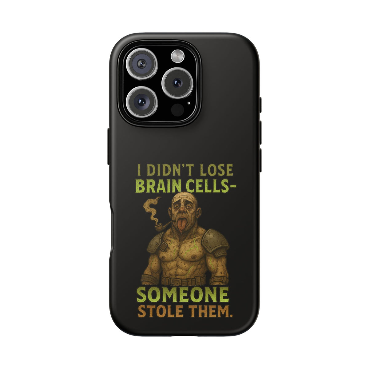 Phone Case — “I Didn’t Lose Brain Cells — Someone Stole Them” Humorous Zombie Graphic