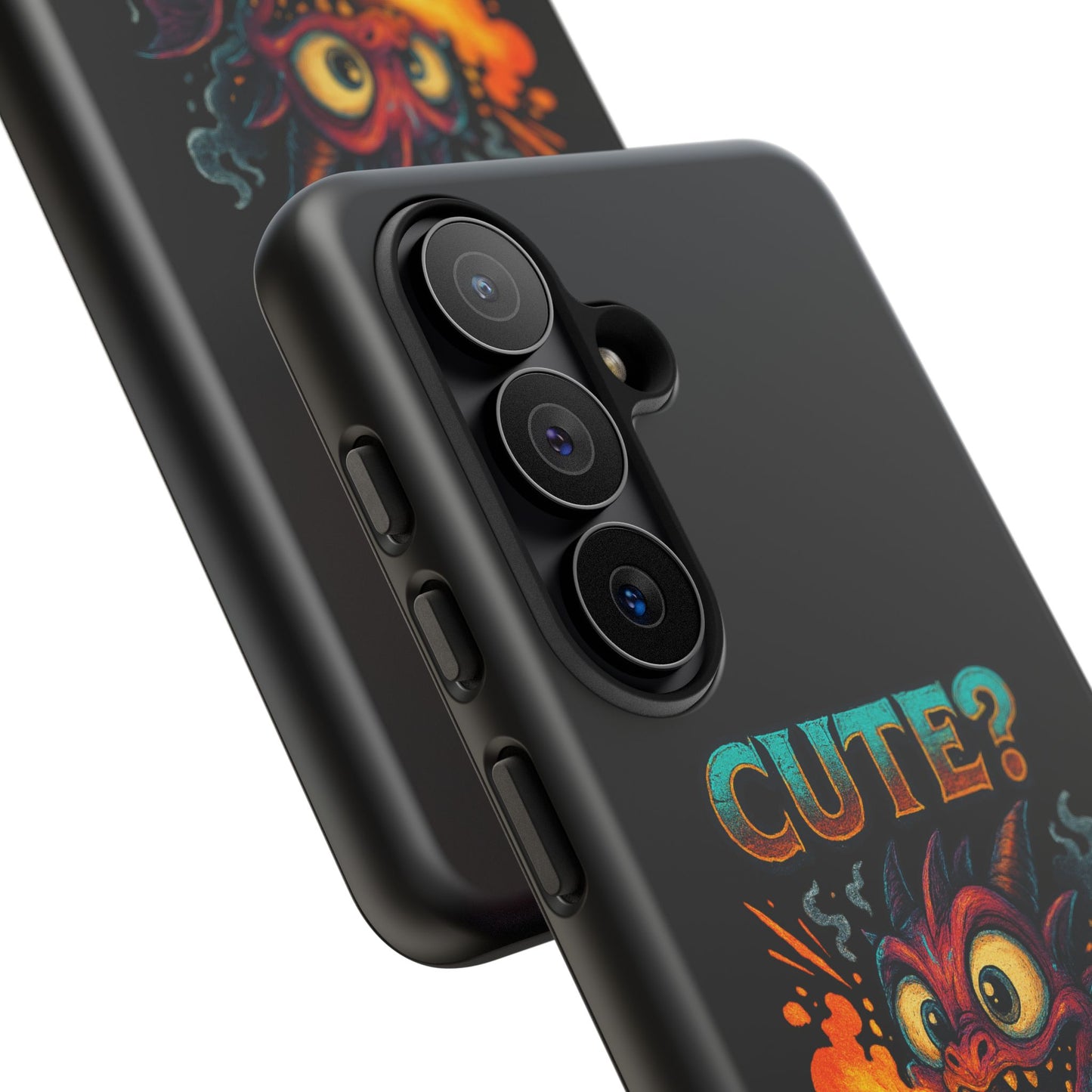 Phone Case — "Cute? I Prefer Dangerously Charming" Dragon Monster Protective Cover