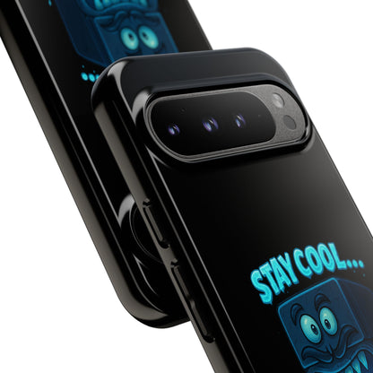 Stay Cool... Or Else. Phone Case — Neon Monster Protective iPhone Cover