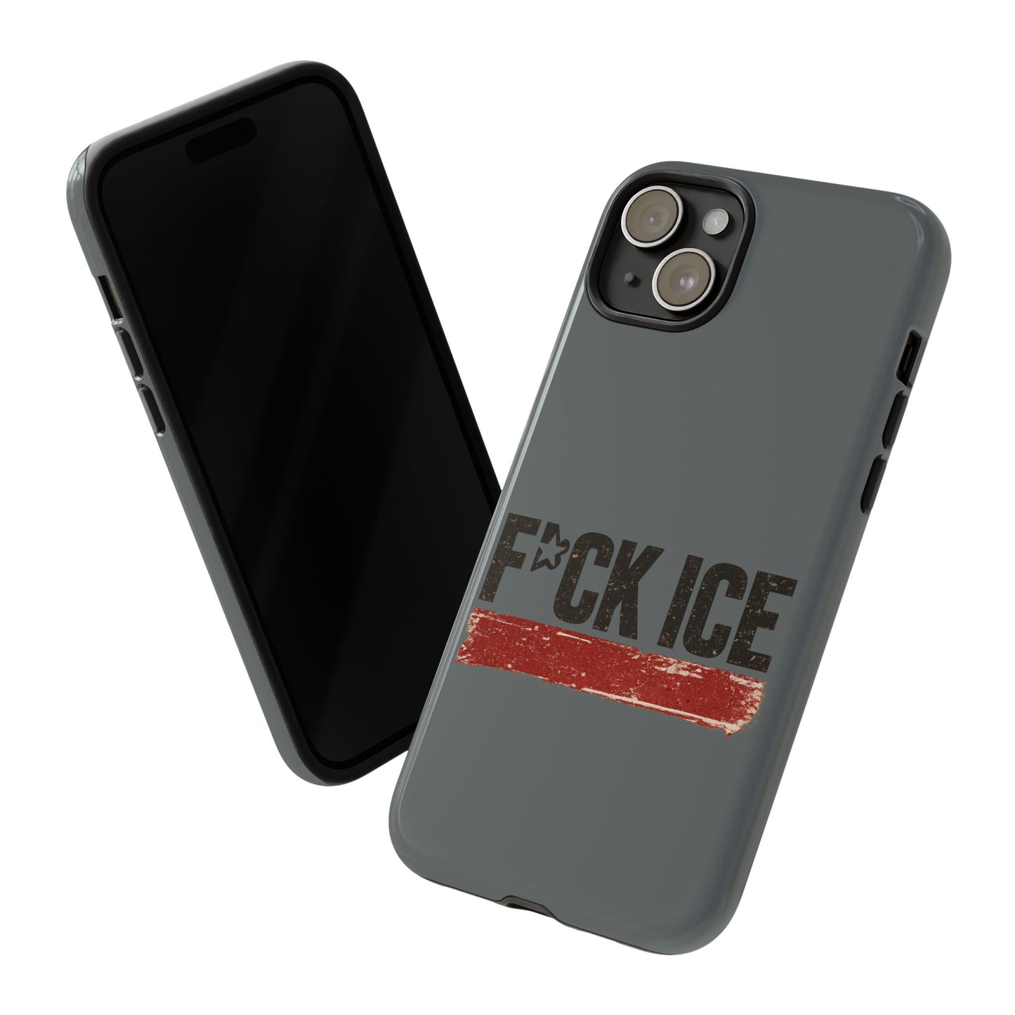 Phone Case - "F*CK ICE" Distressed Protest Design