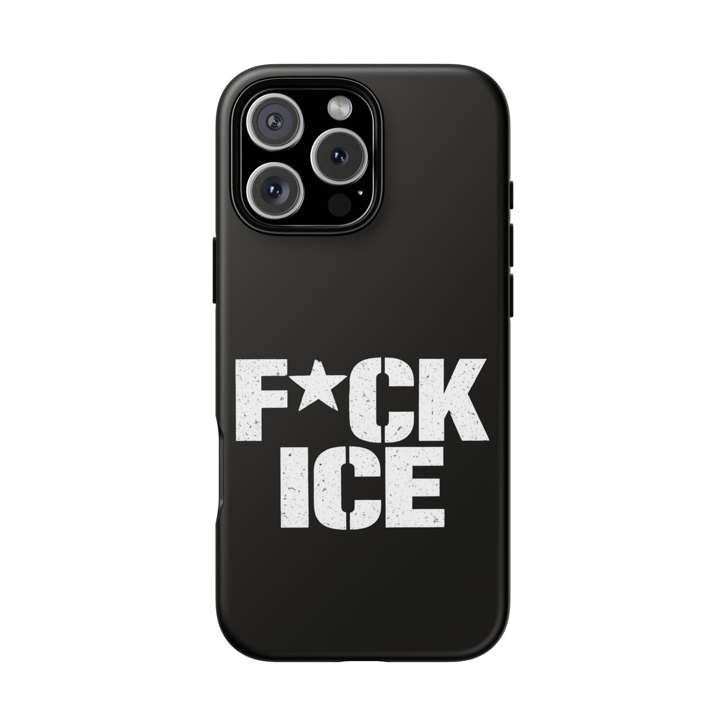 Phone Case — “F*CK ICE” Bold Protest Protective Cover