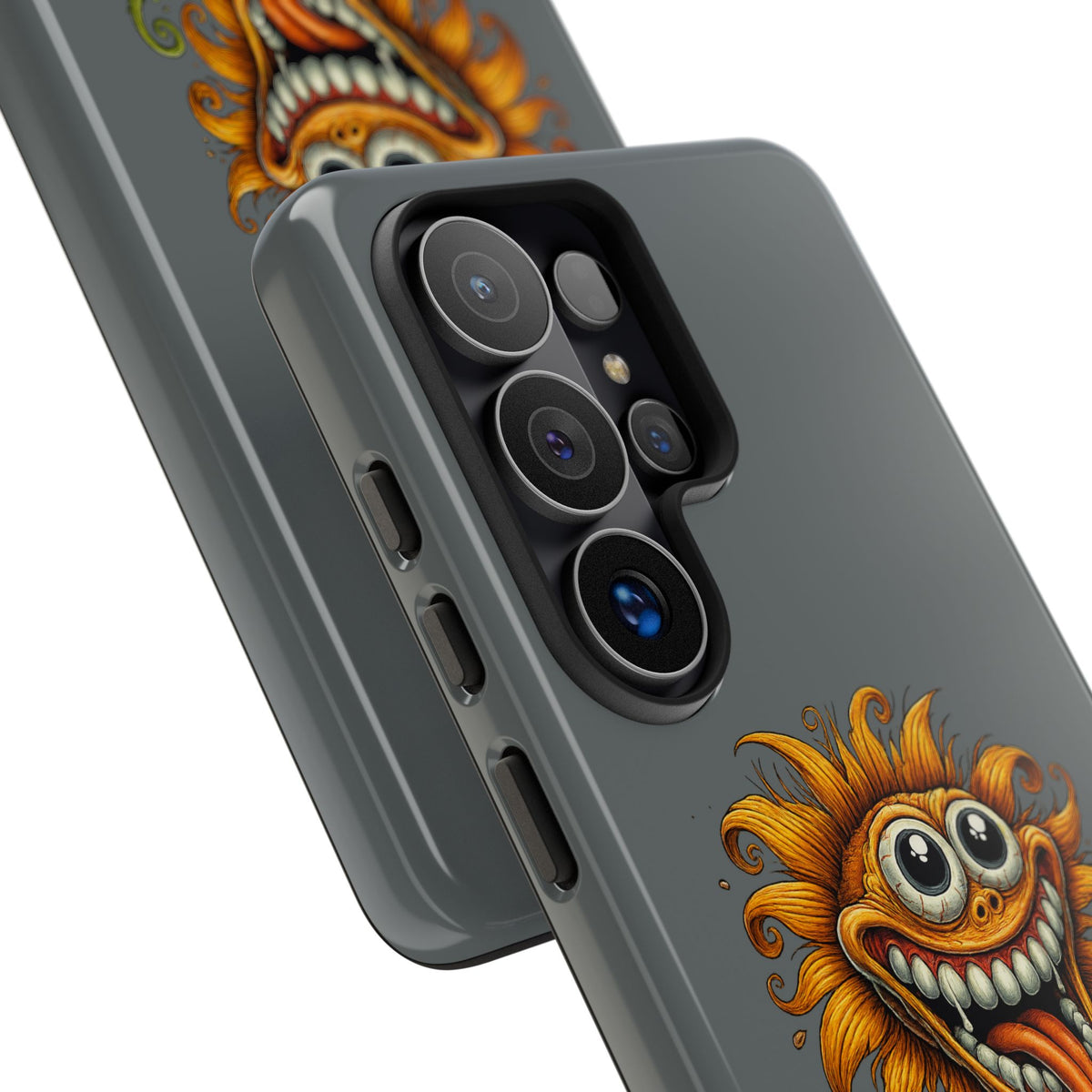 Funny Monster Sunflower Phone Case — "Photosynthesizing the Universe One Breakdown at a Time"