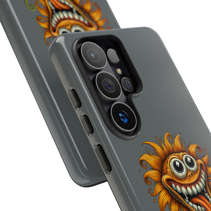 Funny Monster Sunflower Phone Case — "Photosynthesizing the Universe One Breakdown at a Time"