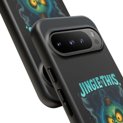 Phone Case - 'Jingle This, Santa' Spooky Holiday Protective Case