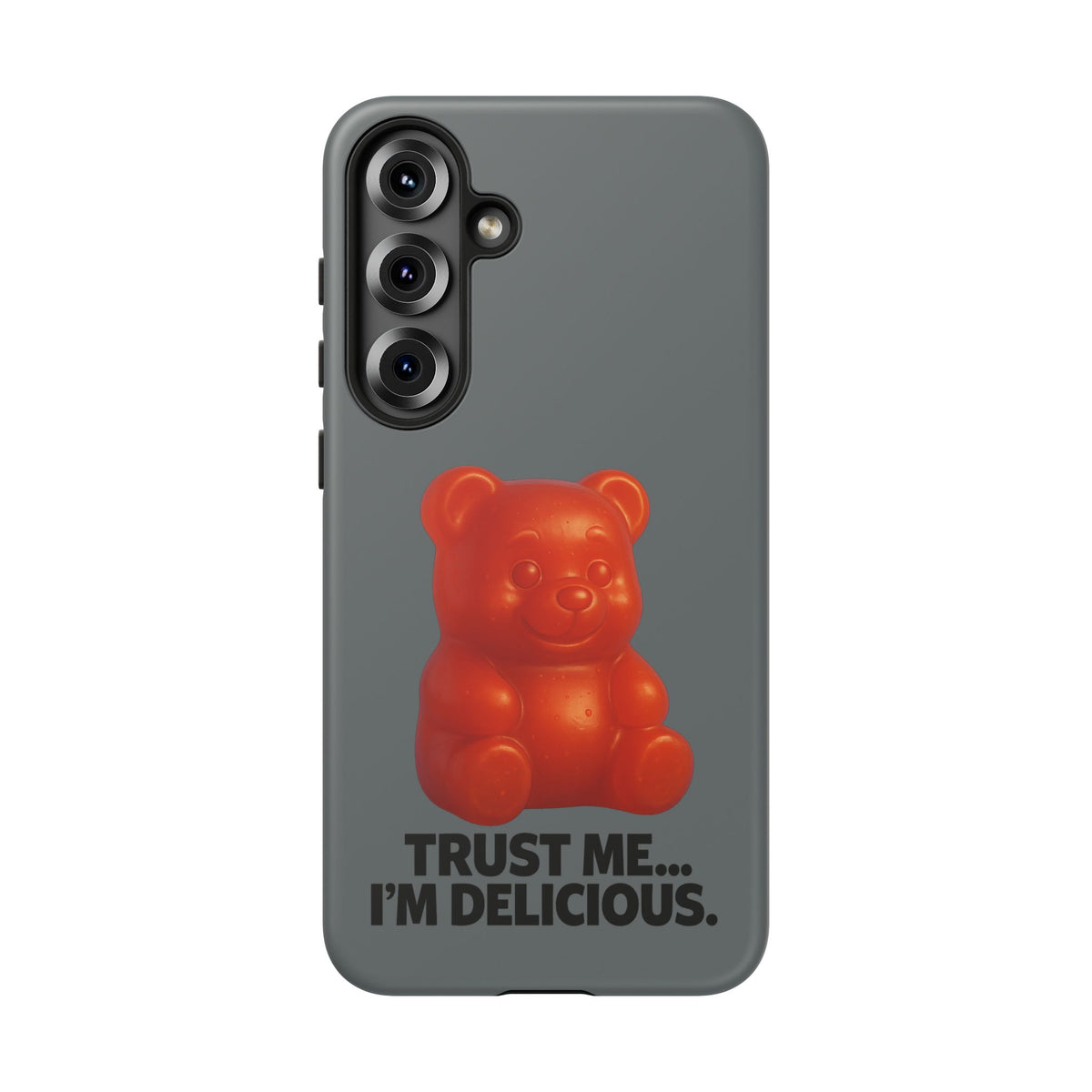 Phone Case — Red Gummy Bear 'Trust Me... I'm Delicious' Protective Case