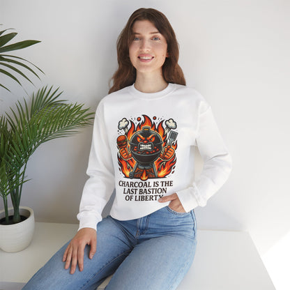 Charcoal Liberty Grill Crewneck Sweatshirt