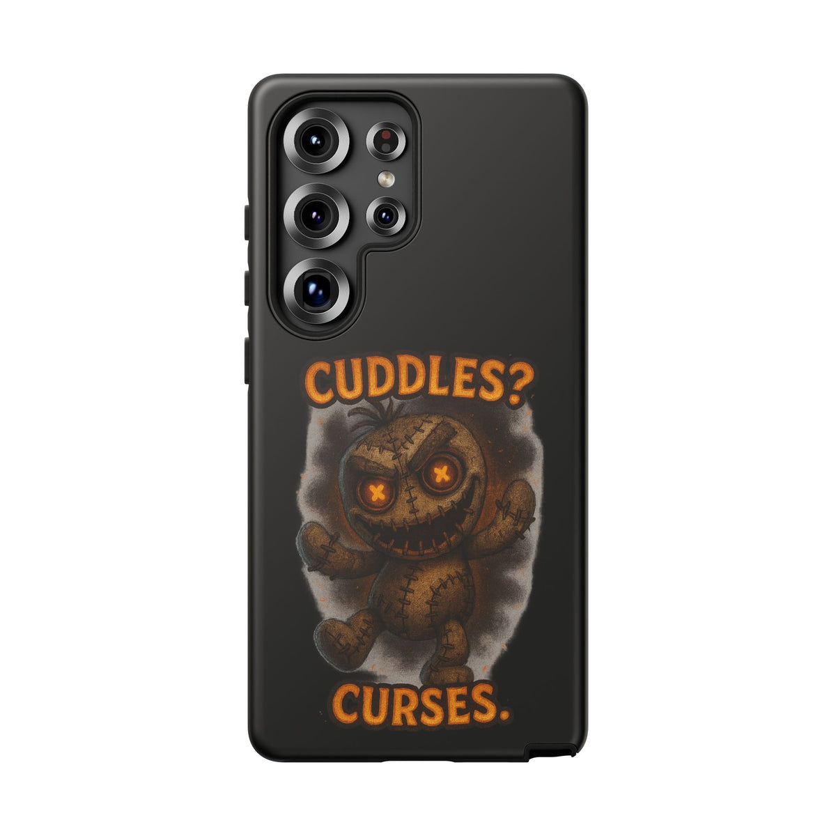Phone Case — 'Cuddles? Curses.' Voodoo Doll Gothic Protective Case