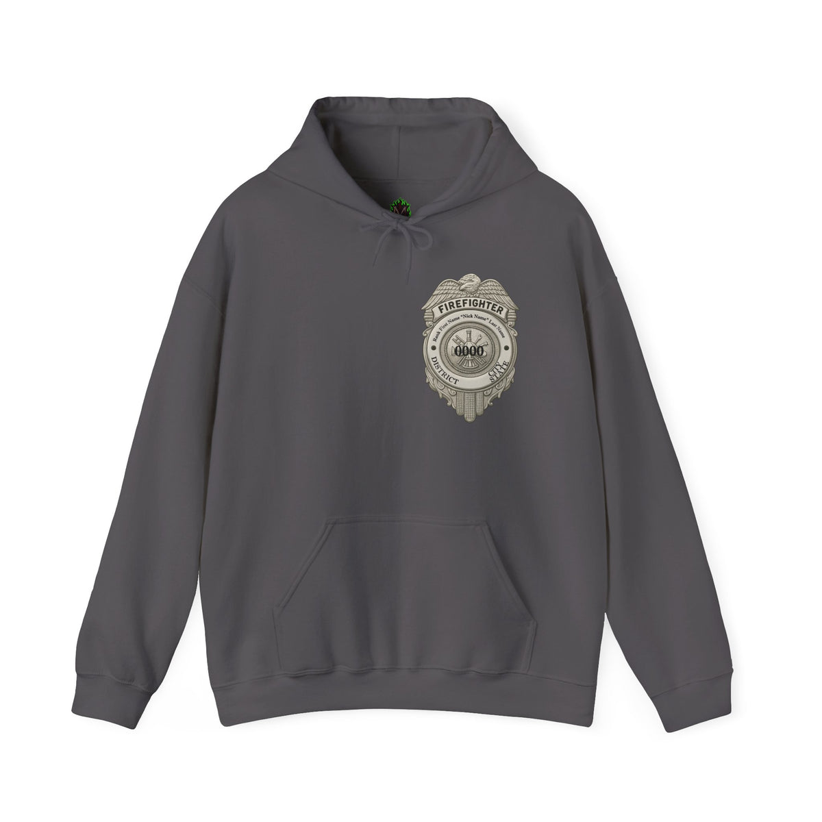 Graphic Hoodie - 'Not All Heroes Stand Tall' Badge & Vintage Group Art Pullover