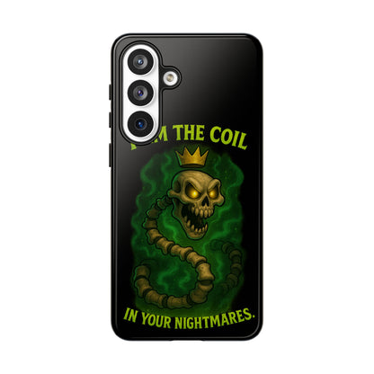 Tough Cases — “I Am The Coil In Your Nightmares” Skull Snake Shockproof Phone Case