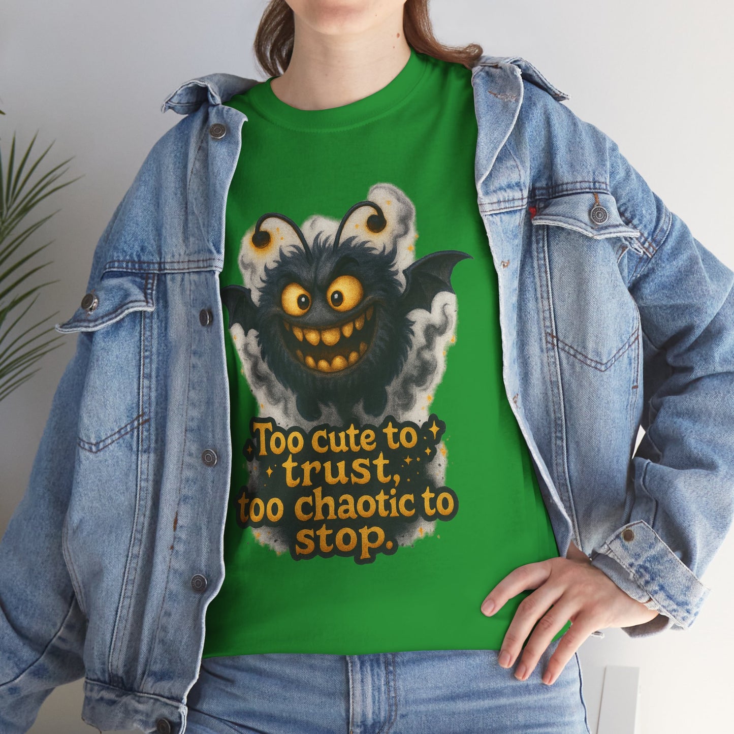 Too Cute To Trust Chaotic Monster T-Shirt | Cute Spooky Halloween Tee
