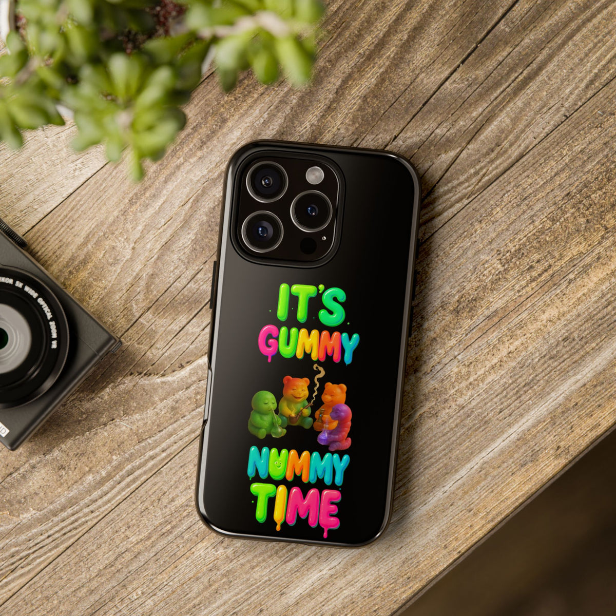 It's Gummy Nummy Time Phone Case — Colorful Gummy Bears Protective Case