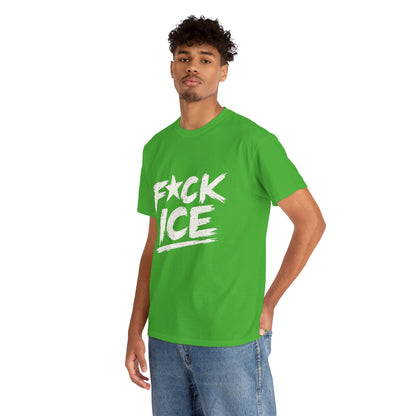 Fuck ICE T-Shirt | Protest Political Statement, Grunge Text Design