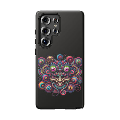 Psychedelic Smiling Eye Cluster Phone Case