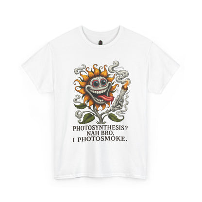 Photosmoke Sunflower – “I Photosmoke” Funny Stoner Plant T-Shirt