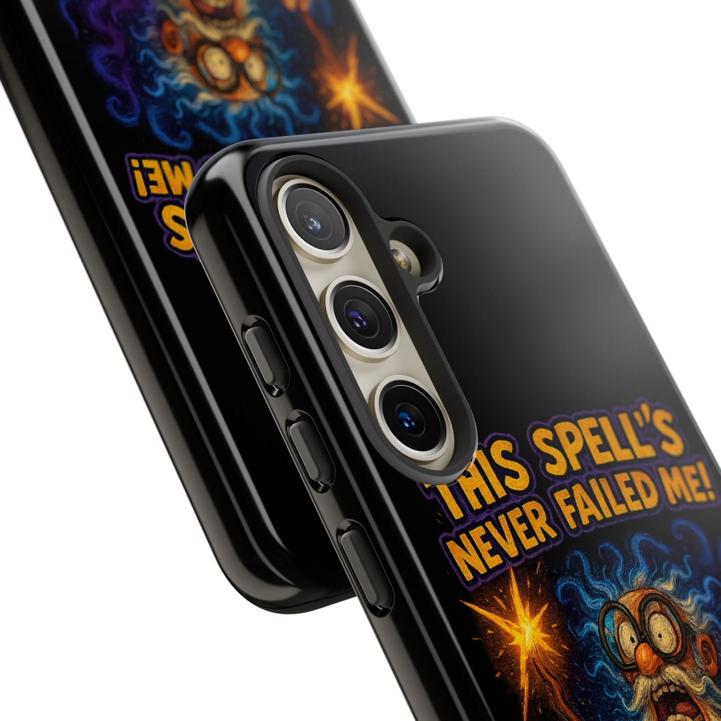 Wizard Phone Case — "This Spell's Never Failed Me!" Funny Magic Protective iPhone Cover