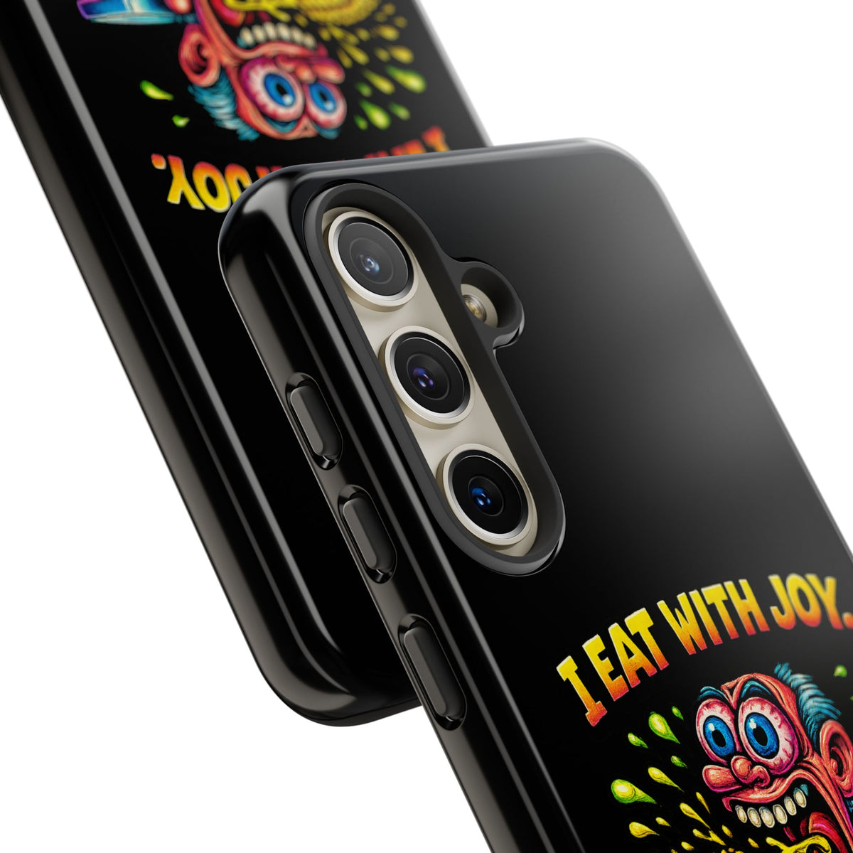 Phone Case — "I Eat With Joy, I Regret With Fury" Graphic