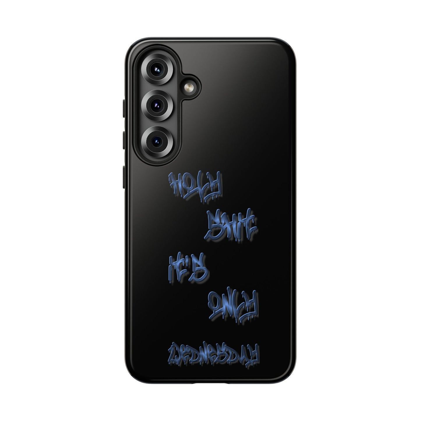Phone Case — Blue Neon Graffiti "Tough Cases" Protective Cover