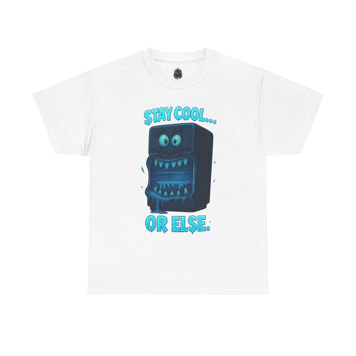 Stay Cool Refrigerator Monster T-Shirt | Funny Retro Cartoon Tee