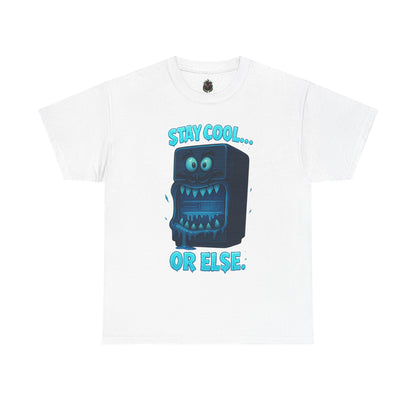 Stay Cool Refrigerator Monster T-Shirt | Funny Retro Cartoon Tee