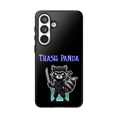 Trash Panda Ninja Phone Case — Cute Raccoon Warrior Protective Case