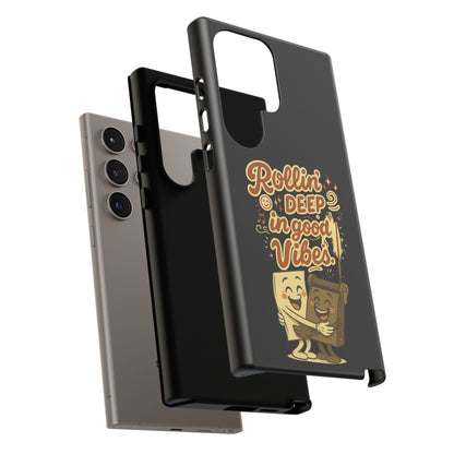 Phone Case — "Rollin' Deep in Good Vibes" Cartoon Retro Design