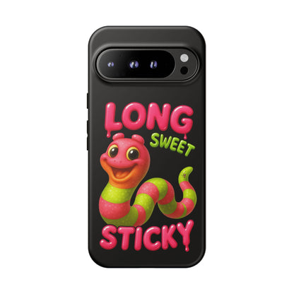 Phone Case — "Long Sweet Sticky" Cute Candy Snake Protective Case