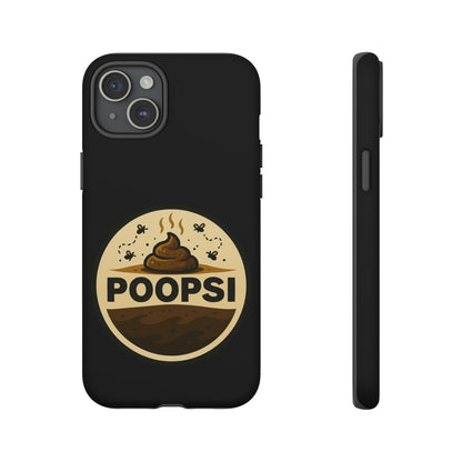 Phone Case — 'POOPSI' Funny Poop Logo Protective Cover