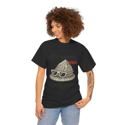 If I Vanish, Tell the Pigeons – Tinfoil Hat Tee