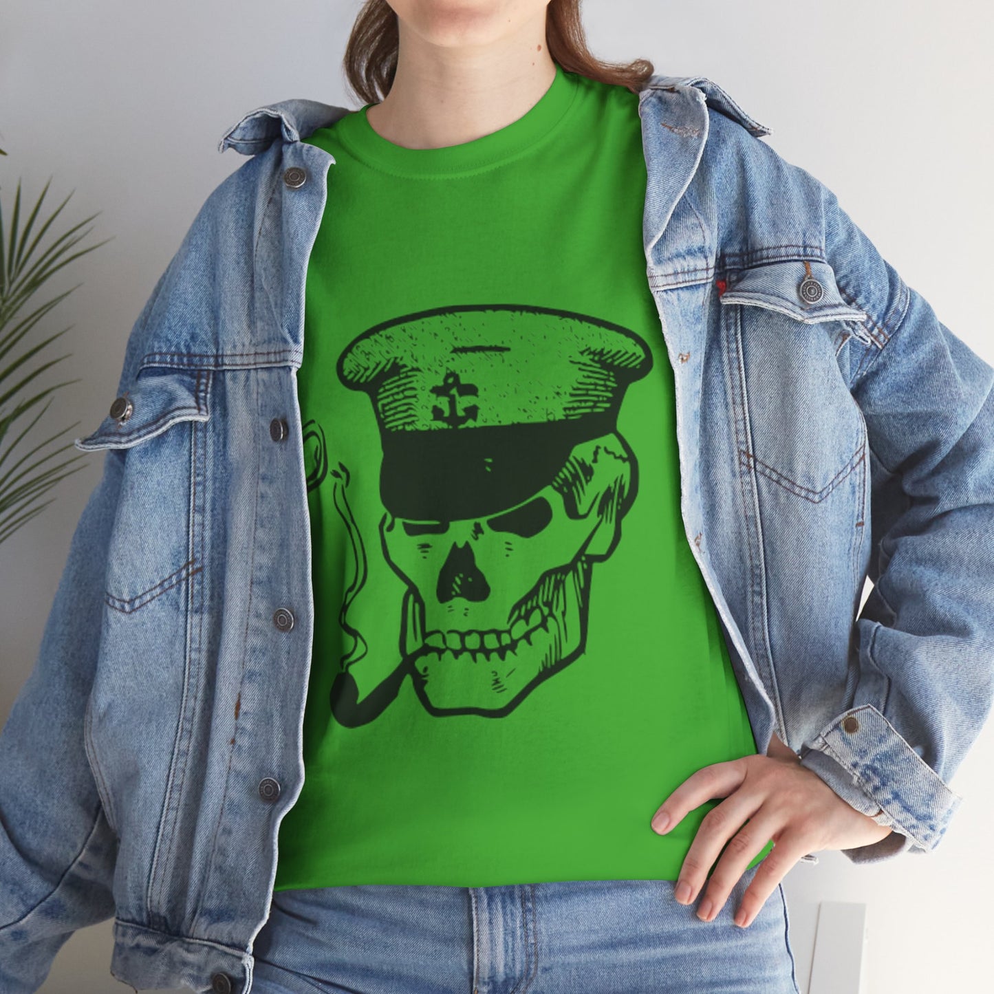 Dead Admiral Skull – Smoking Sailor Skeleton Tee