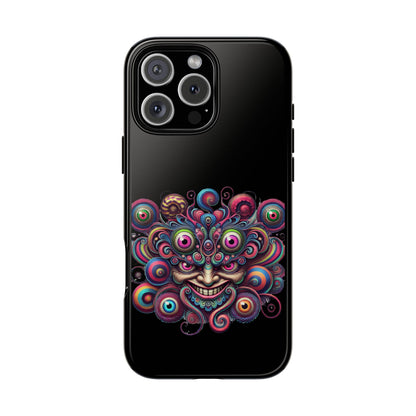 Psychedelic Smiling Eye Cluster Phone Case