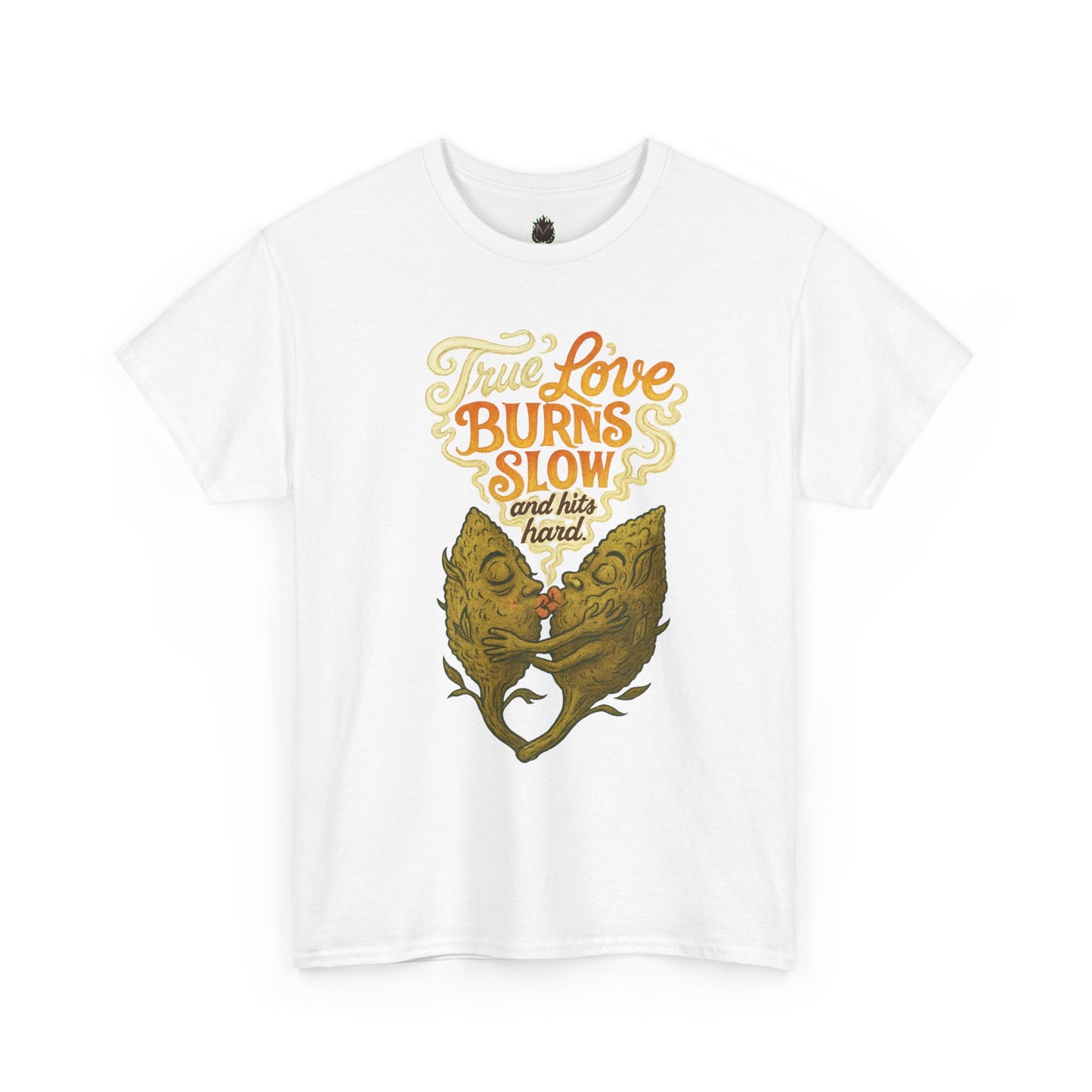 True Love Burns Slow and Hits Hard – Romantic Surrealist Fish T-Shirt