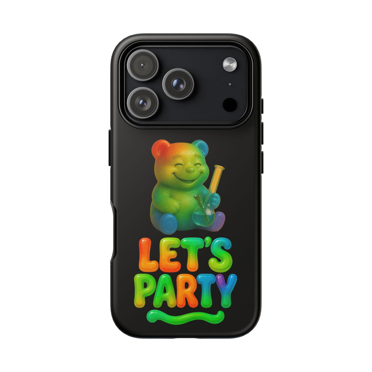 Let's Party Rainbow Bear Phone Case