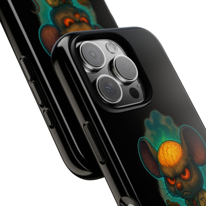 Phone Case — 'You'll Be Cheese in the Simulation' Angry Detective Mouse Graphic