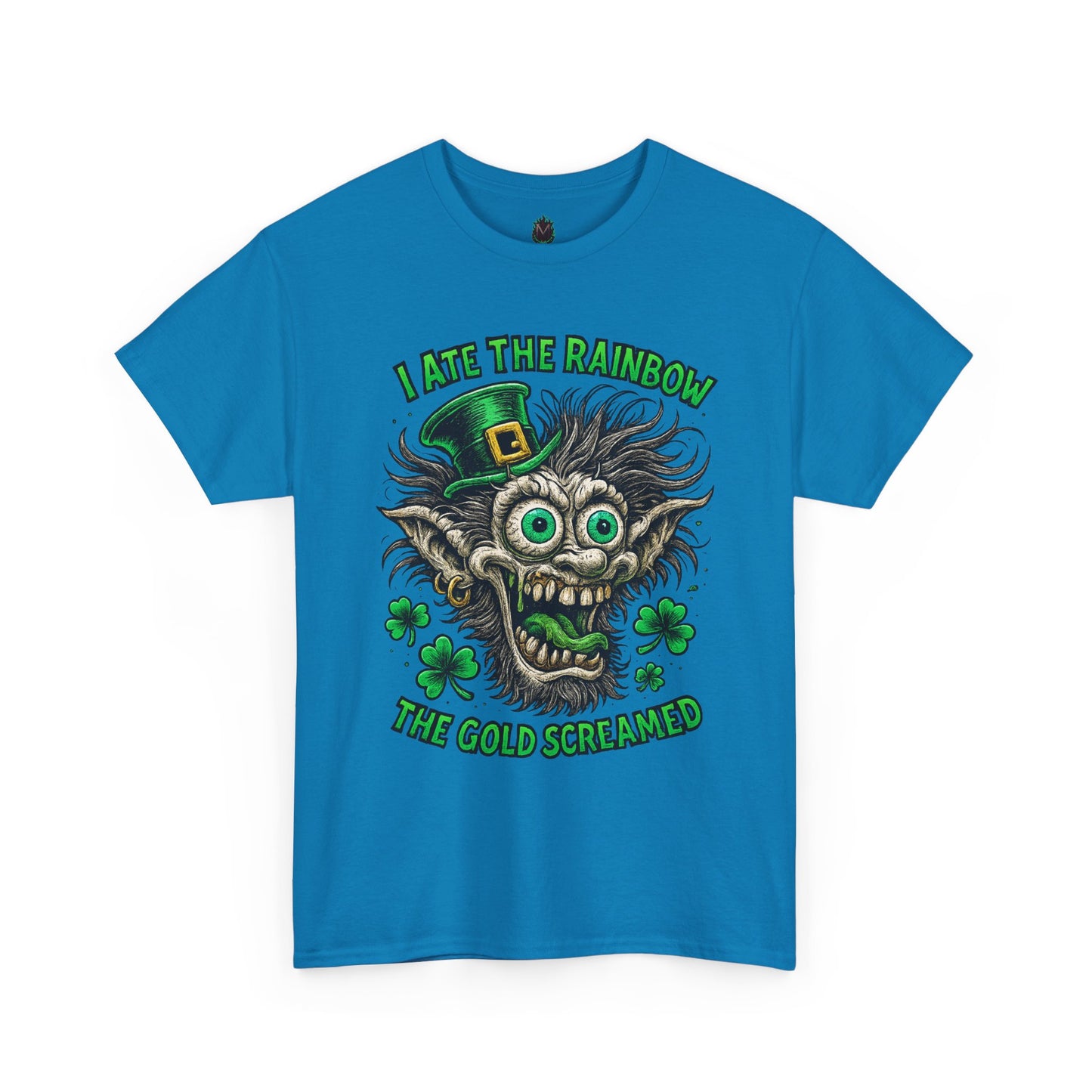 I Ate the Rainbow The Gold Scream'd T-Shirt | Creepy Leprechaun St. Patrick's