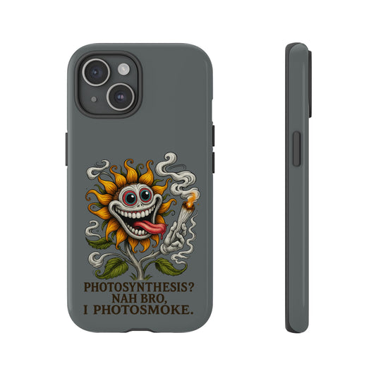 Photosmoke Sunflower Phone Case — Funny Stoner Botanical iPhone Cover