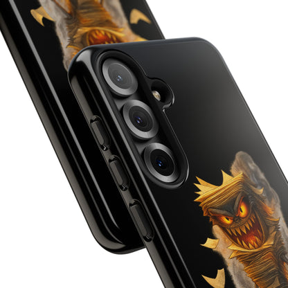 Phone Case — Halloween Mummy Creature “Stapled Your Soul to Page 666” Horror Design