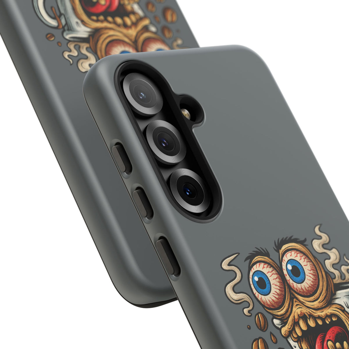 Phone Case — "This Isn't a Cup, It's a Cry for Help" Coffee Monster Design