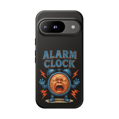 Phone Case — "Alarm Clock" Retro Screaming Clock Protective Cover