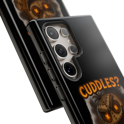 Phone Case — 'Cuddles? Curses.' Voodoo Doll Gothic Protective Case