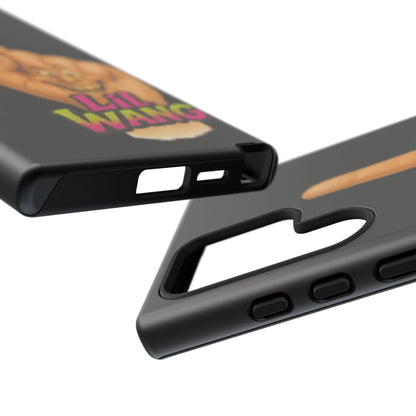 Phone Case — 'Lil Wang' Humorous Middle Finger Character Protective Cover