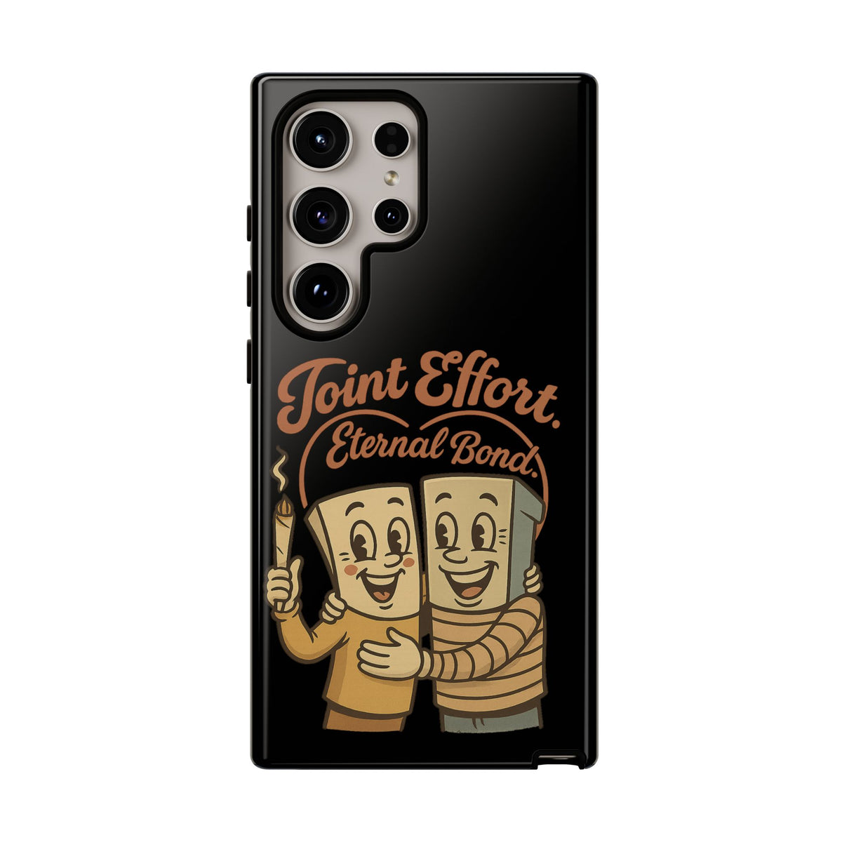 Phone Case — "Joint Effort Eternal Bond" Retro Cannabis Matchstick Design