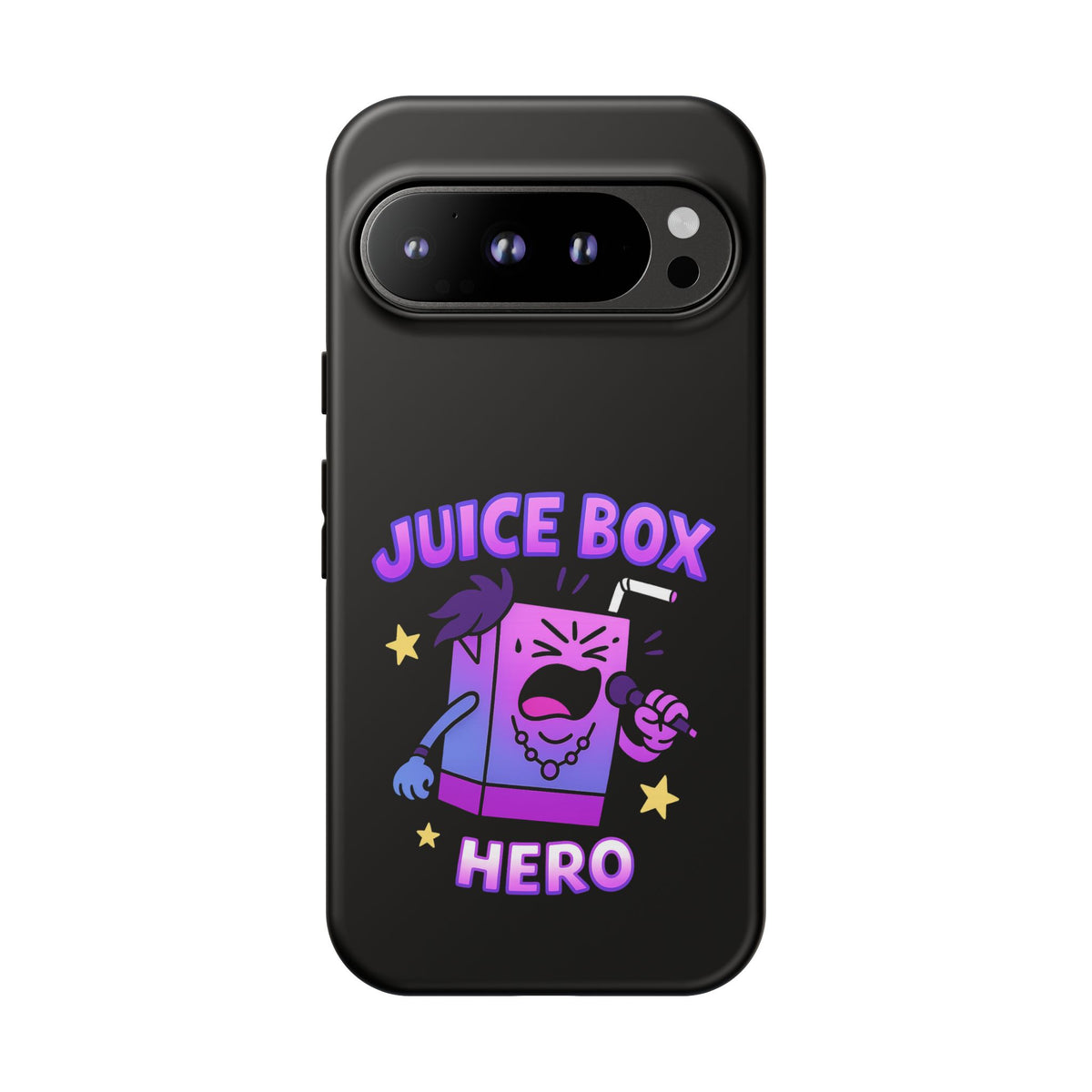 Phone Case — 'Juice Box Hero' Cute Cartoon Protective Cover