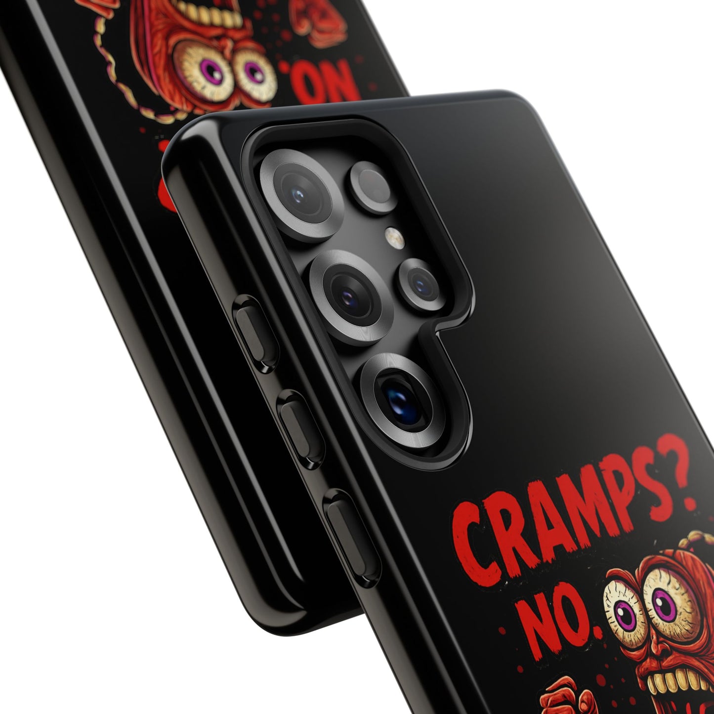 Phone Case — "Cramps? No, Wrath!" Retro Hot-Pepper Graphic