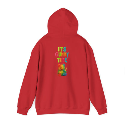 Gummy Time Hoodie — Colorful Gummy Bear Graphic Pullover
