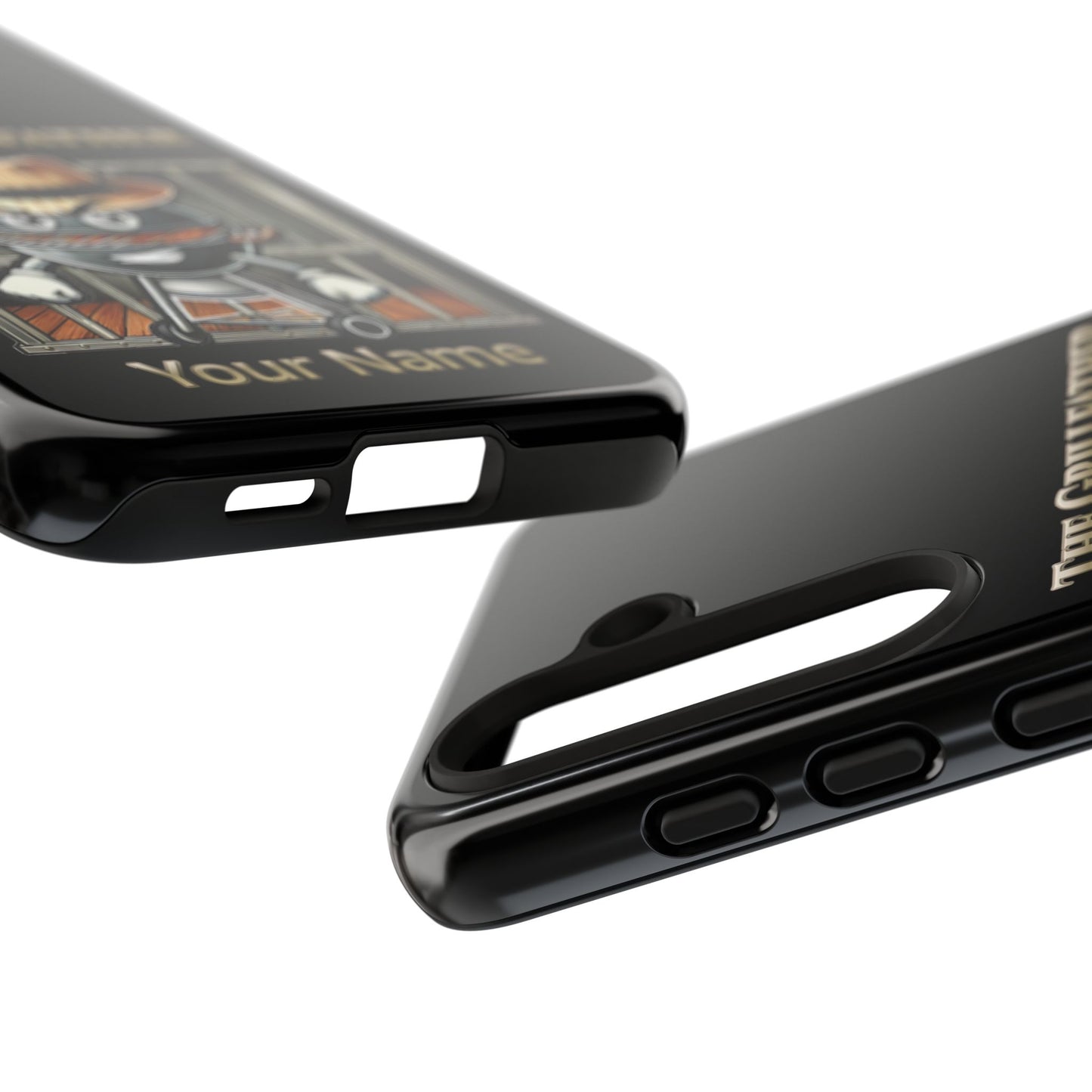 Grillfather Personalized Phone Case — Funny BBQ Smoker Design