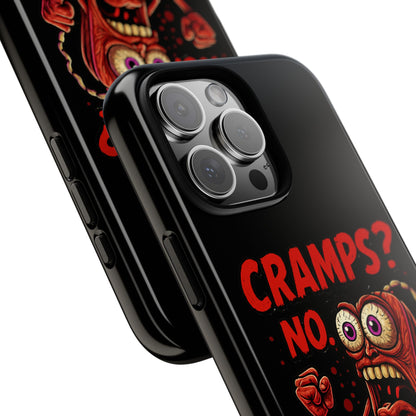 Phone Case — "Cramps? No, Wrath!" Retro Hot-Pepper Graphic